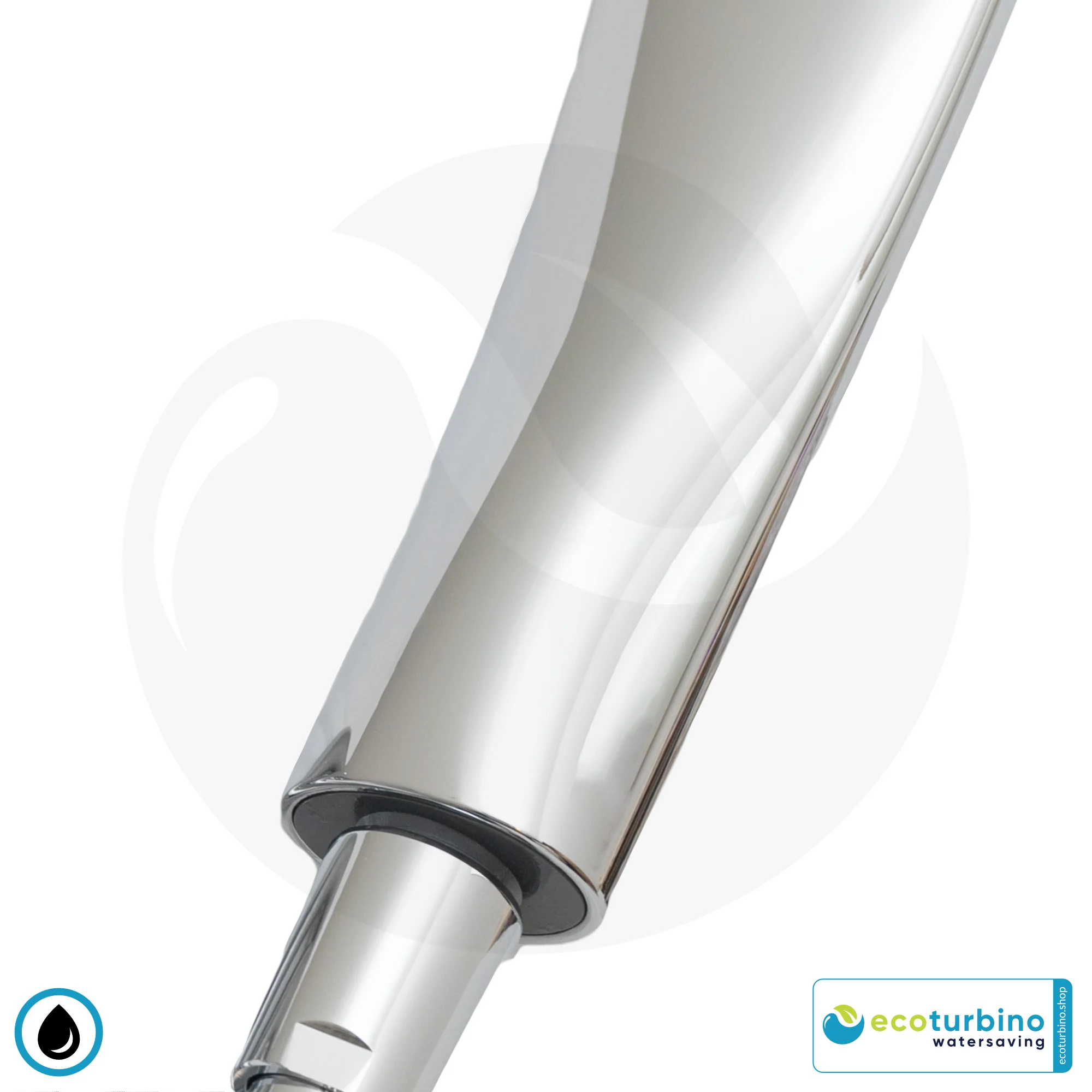 Handbrause Deluxe | Handduschkopf von ecoturbino® | silber