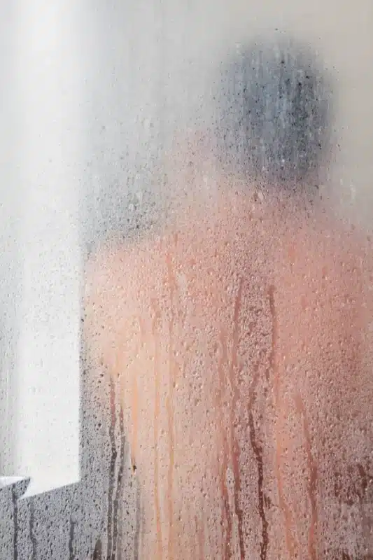 Wasserdampf Dusche
