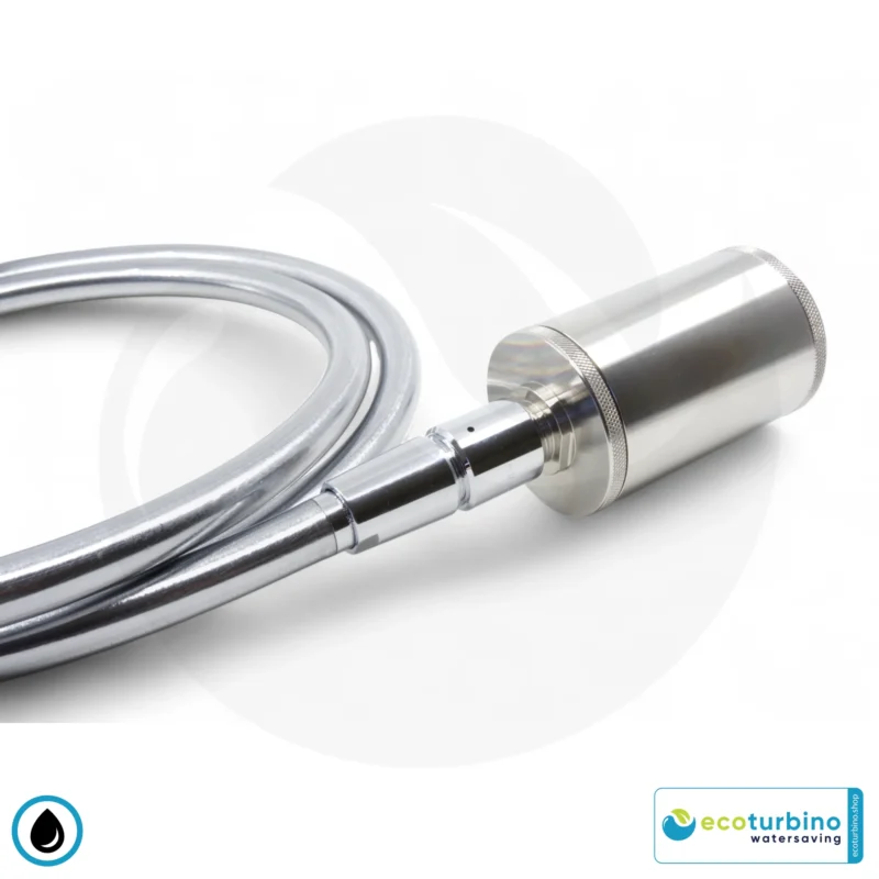 Detail Filtergehäuse mit ecoturbino | einfach an 1/2" Armatur anschrauben