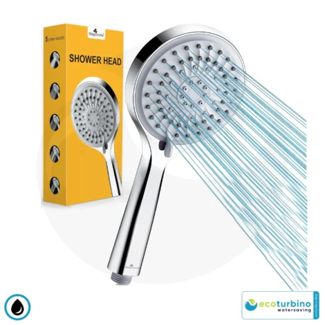 Magichome Duschkopf mit 5 Strahlarten